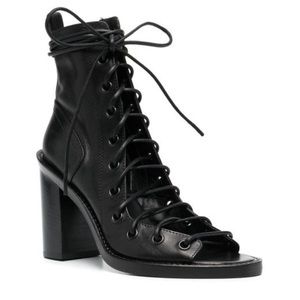 New ANN DEMEULEMEESTER lace up boots